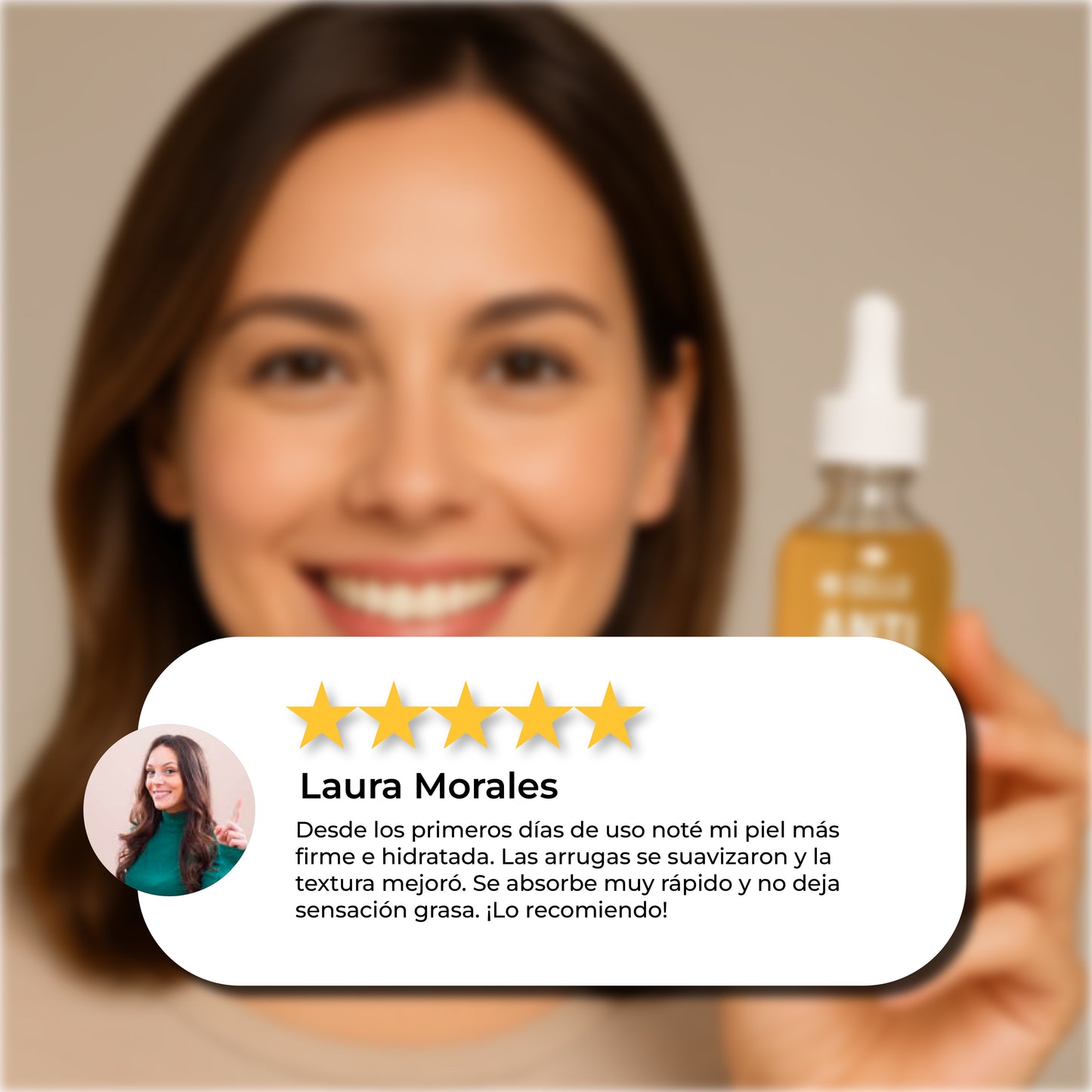 Serum Antiarrugas con Ácido Hialurónico