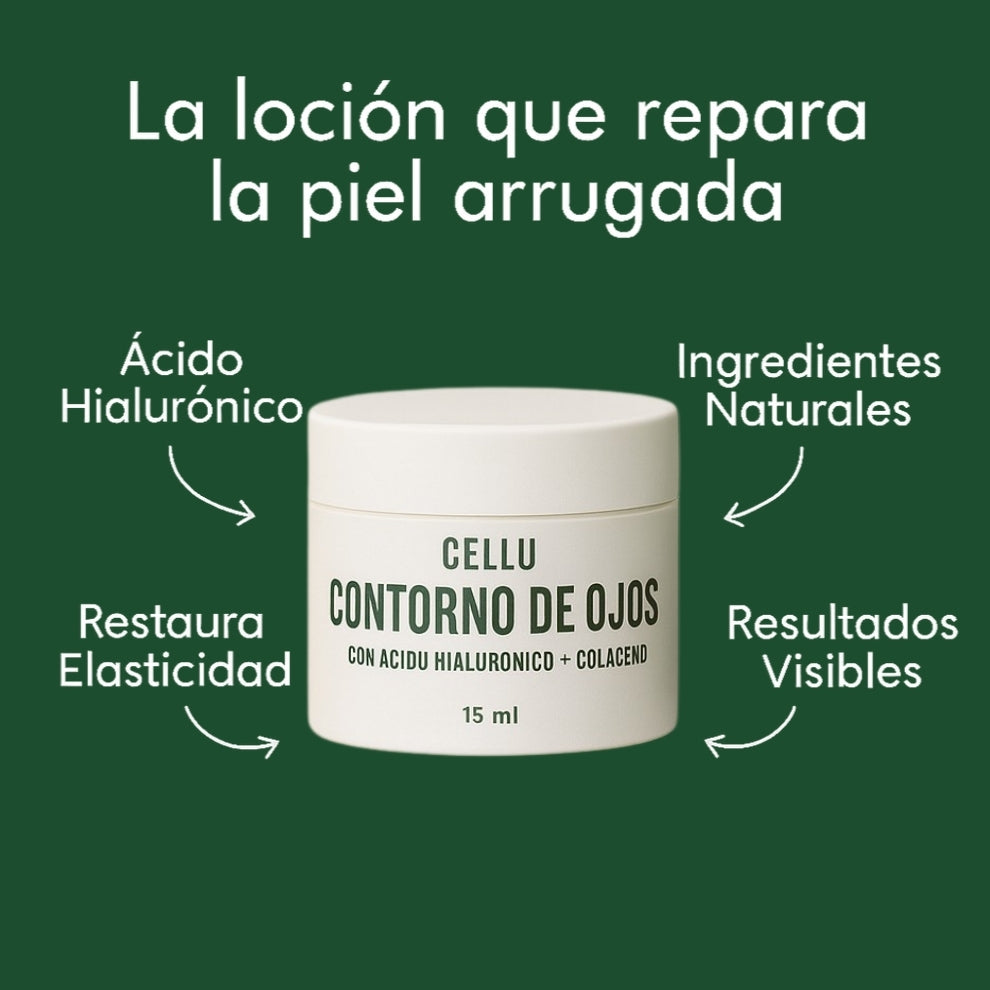 Contorno De Ojos Con Acido Hialuronico + Colageno