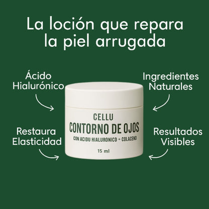 Contorno De Ojos Con Acido Hialuronico + Colageno