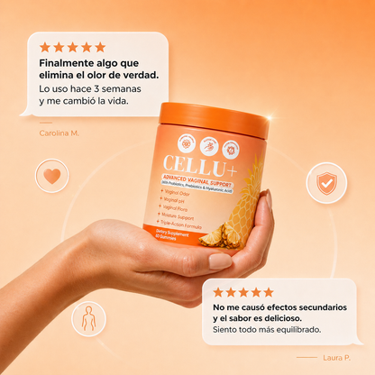 Cellu+ - Chau olor íntimo (Equilibra tu pH en 14 días)
