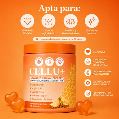 Cellu+ - Chau olor íntimo (Equilibra tu pH en 14 días)