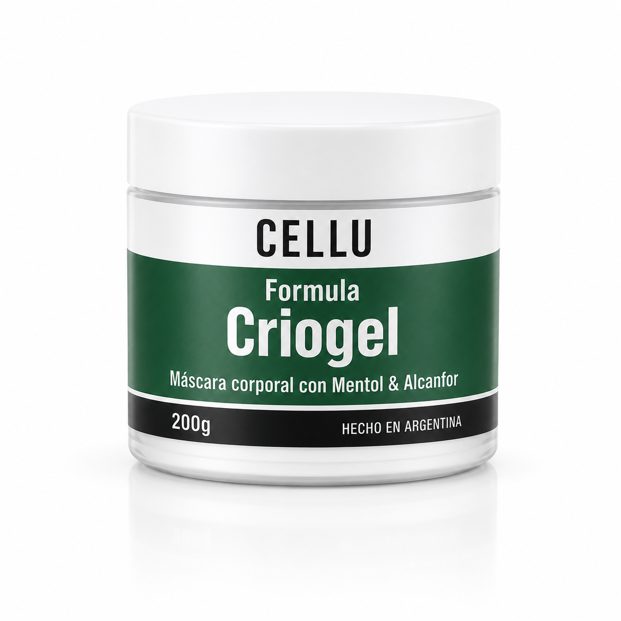 Gel efecto frio reafirmante, anti celulits para el cuerpo.